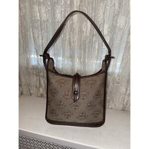 Dooney & Bourke Feed Bag DB Logo Handbag Purse